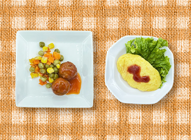 クックパック朝食 3皿構成