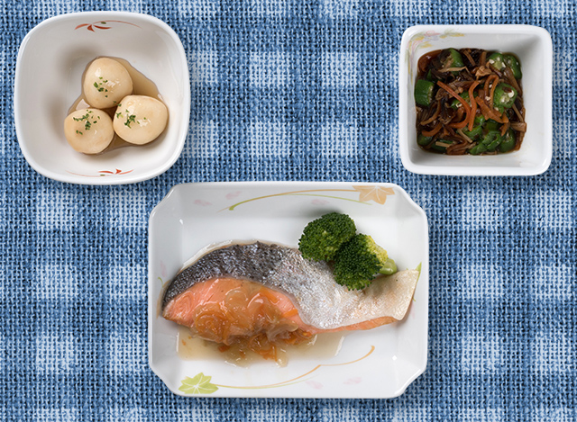 クックパック夕食の写真 肉料理に差替え可能です